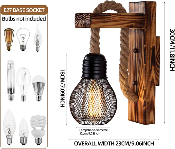 Lisslune | Sail Industrial Wall Lamp