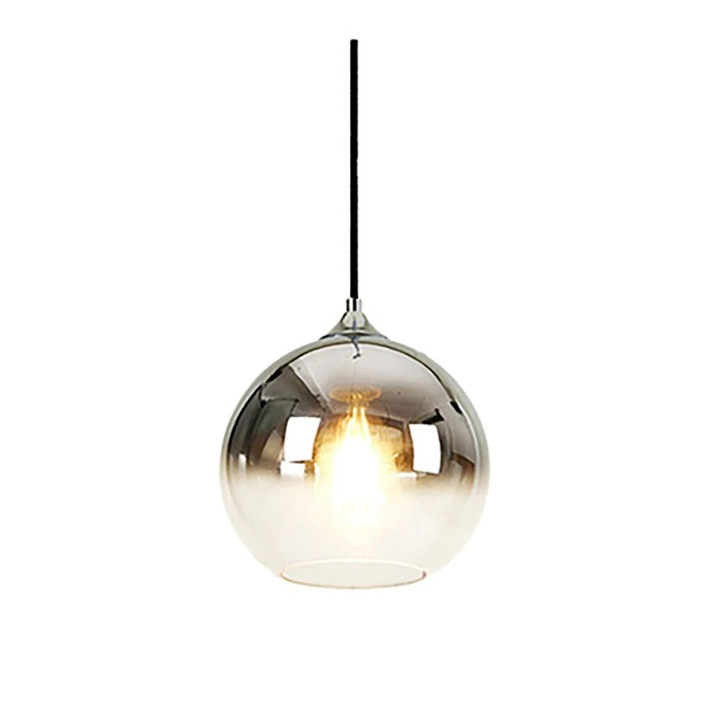 Lisslune | Glass Copper Finish Ceiling Light