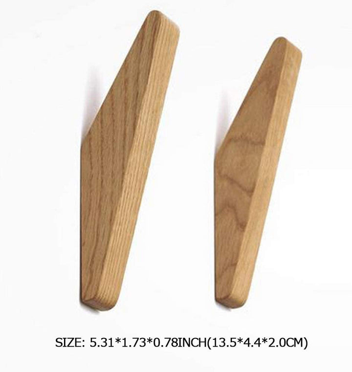 Lisslune | Scandi set of 6 wooden coat hooks