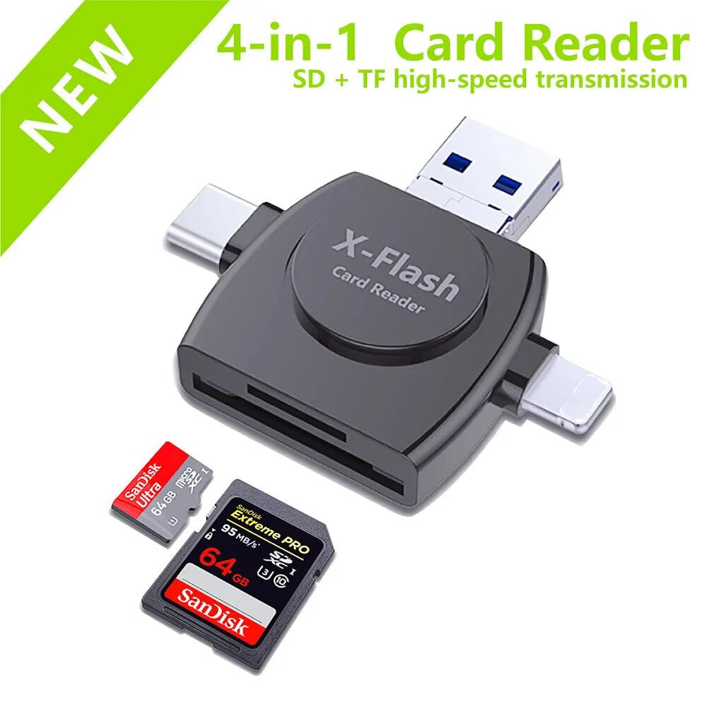 Lisslune | The 4 In 1 Card Reader