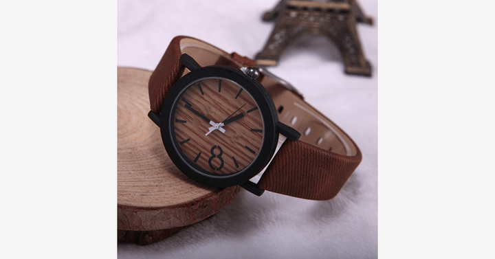 Lisslune | Men's Wood Quartz Watch - Dignified, Classic and Relaxed!