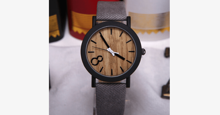 Lisslune | Men's Wood Quartz Watch - Dignified, Classic and Relaxed!