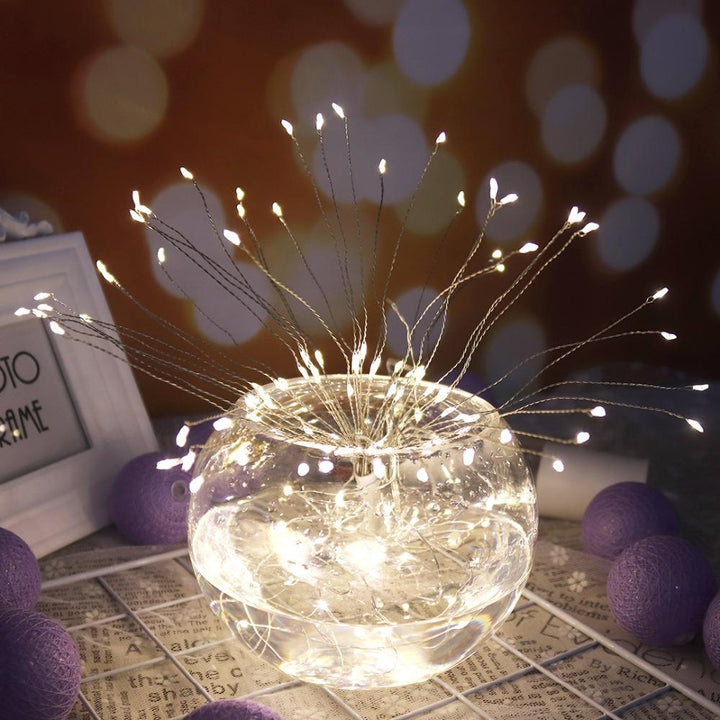 Lisslune | Fireworks Holiday Light - String Light Outdoor Christmas Garland For Garden, Bistro, Party Decor