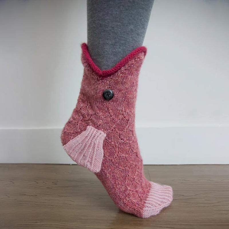Lisslune | Funny knitted animal socks