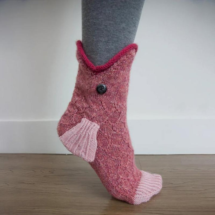 Lisslune | Funny knitted animal socks