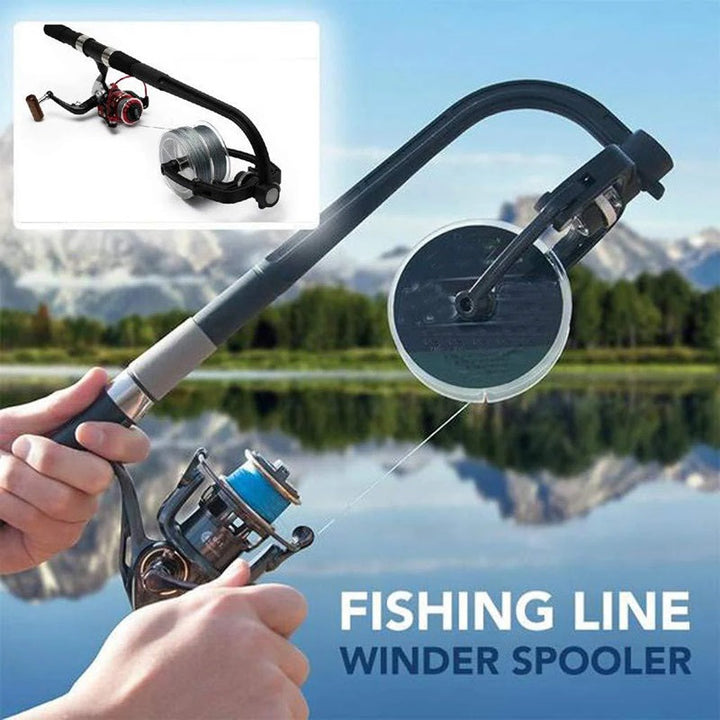 Lisslune | Portable Fishing Line Winder Spooler, No Line Twist Tangle-Free Reeling