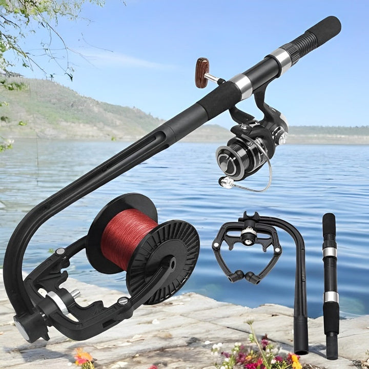 Lisslune | Portable Fishing Line Winder Spooler, No Line Twist Tangle-Free Reeling