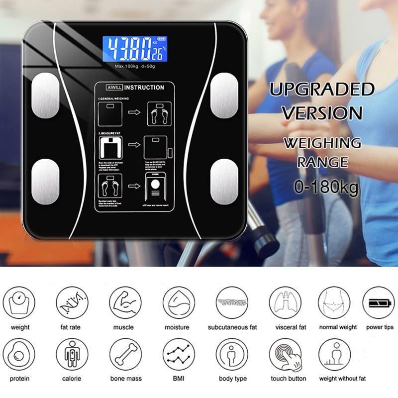 Lisslune | Fitscale – Intelligent Body Analysis Scale for Health Monitoring and Progress Tracking