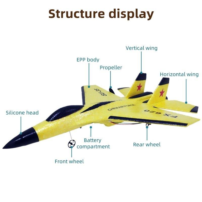 Skorter | Fizzy Plane - Remote Control Battle Plane Hobby Plane Glider Plane