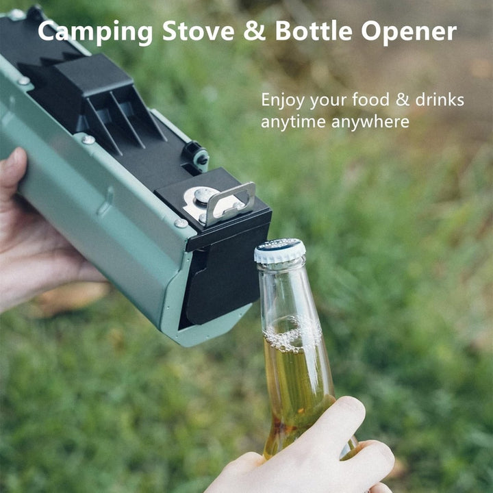 Lisslune | FLAMECAMP – Portable Butane Camping Stove with Storage Bag & Gas Bottle