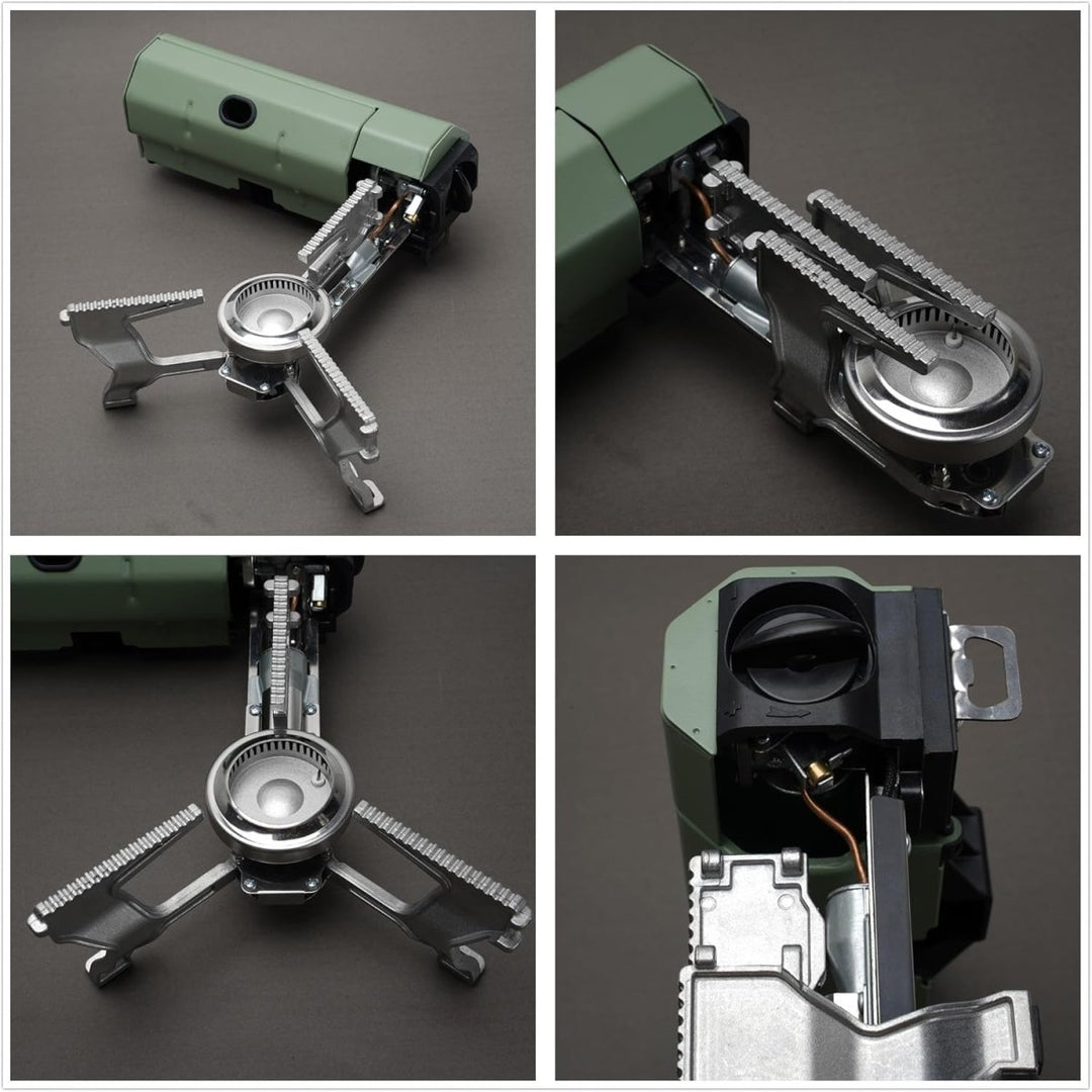 Lisslune | FLAMECAMP – Portable Butane Camping Stove with Storage Bag & Gas Bottle