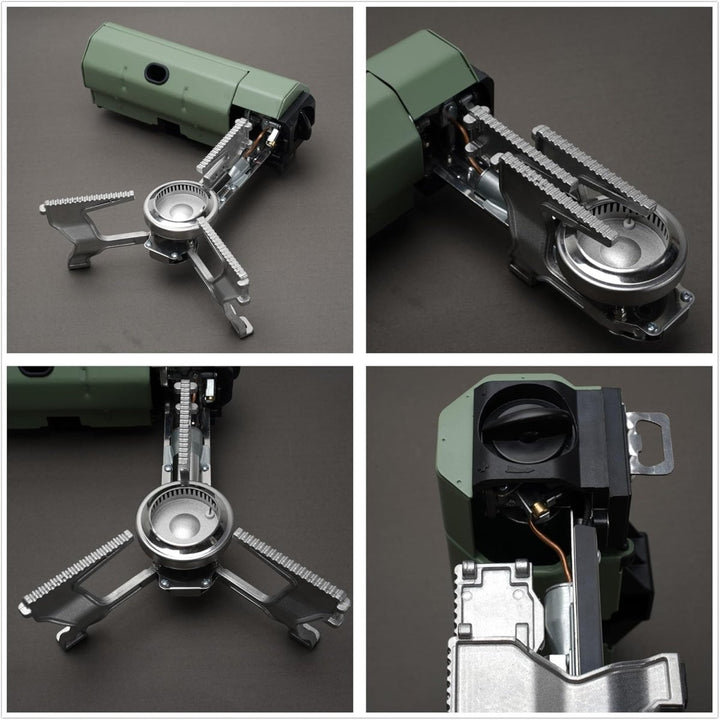 Lisslune | FLAMECAMP – Portable Butane Camping Stove with Storage Bag & Gas Bottle