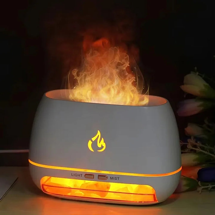 Lisslune | SaltLight Aroma Diffuser – Himalayan Salt Lamp with Fragrance Diffusion and Color Light