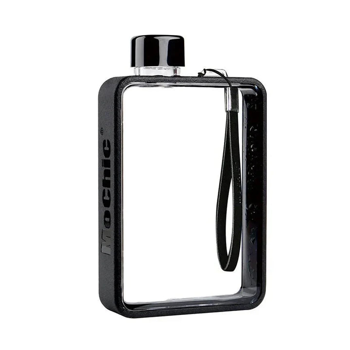 Lisslune | Flat transparent water bottle
