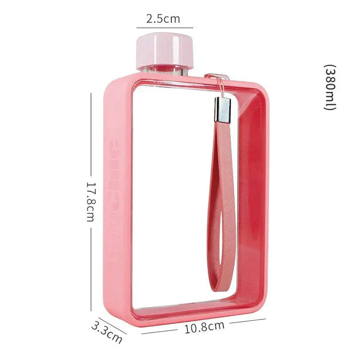 Lisslune | Flat transparent water bottle