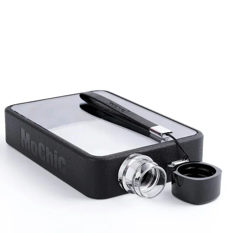 Lisslune | Flat transparent water bottle