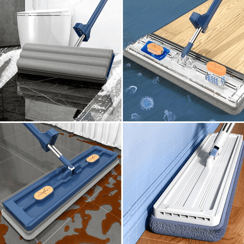 Lisslune | FlatMop - The ultimate mopping system with rotating and adjustable features