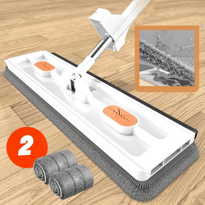 Lisslune | FlatMop - The ultimate mopping system with rotating and adjustable features