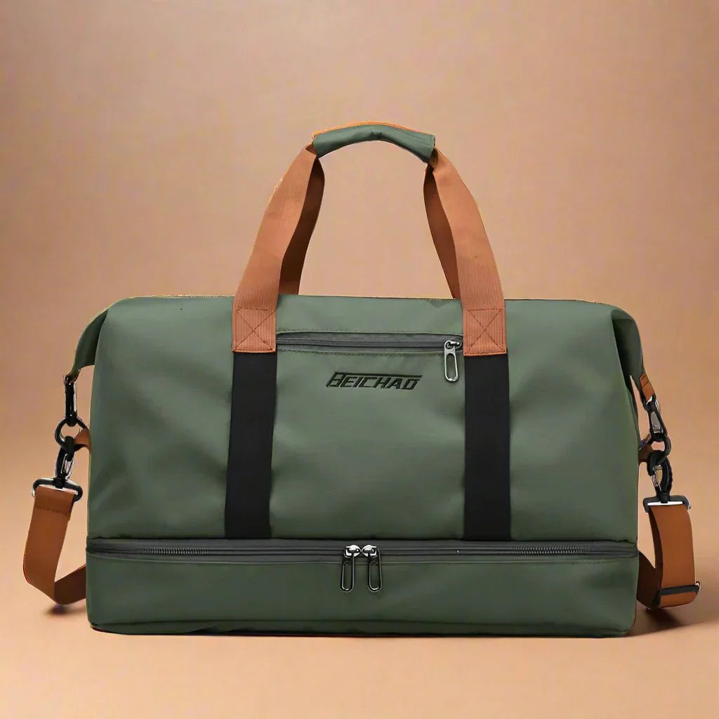 Lisslune | STRIDEGEAR – Waterproof Duffel Bag with Shoe Compartment & Dry-Wet Separation