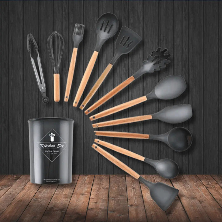 Lisslune | FlexiChef Silicone Kitchen Utensil Set