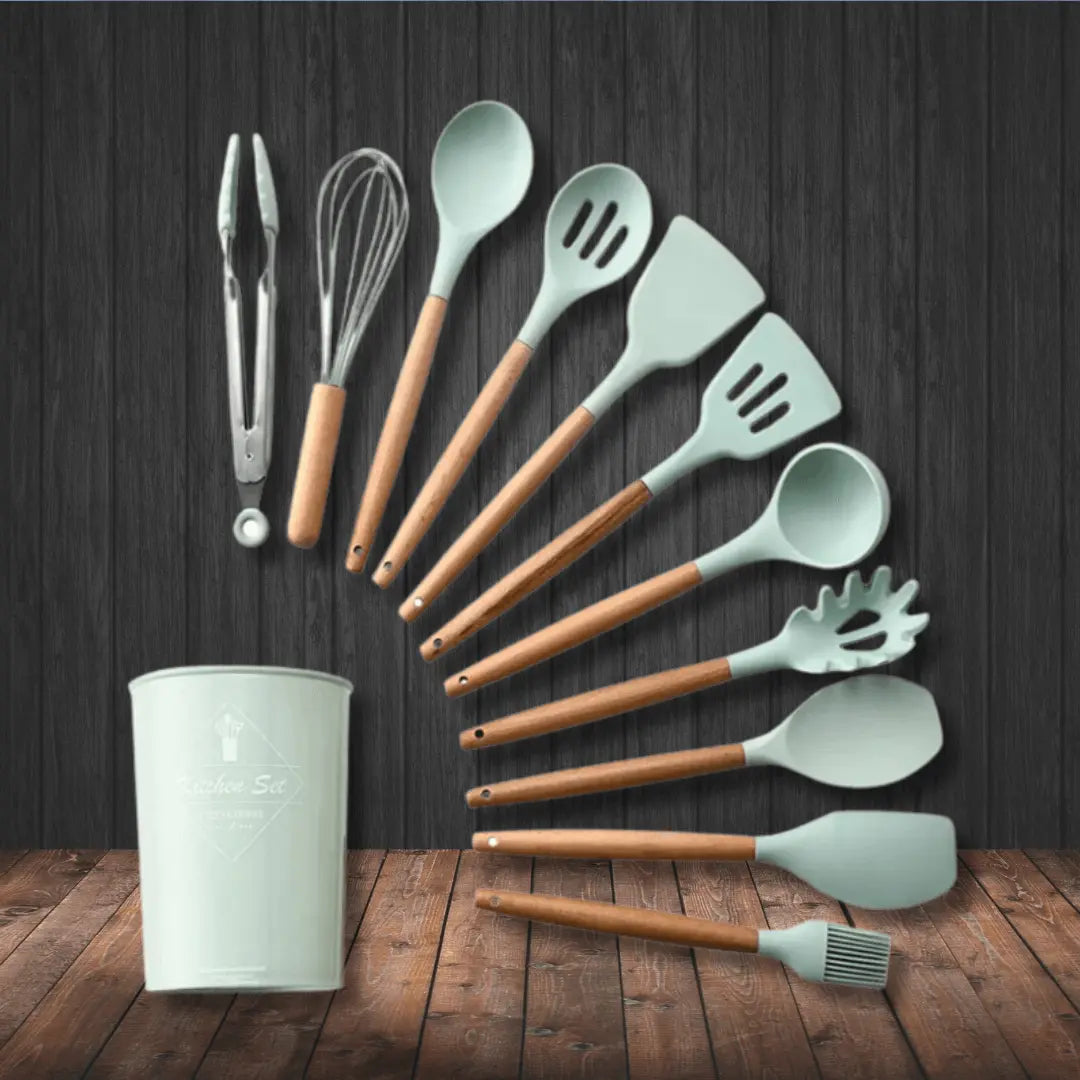 Lisslune | FlexiChef Silicone Kitchen Utensil Set
