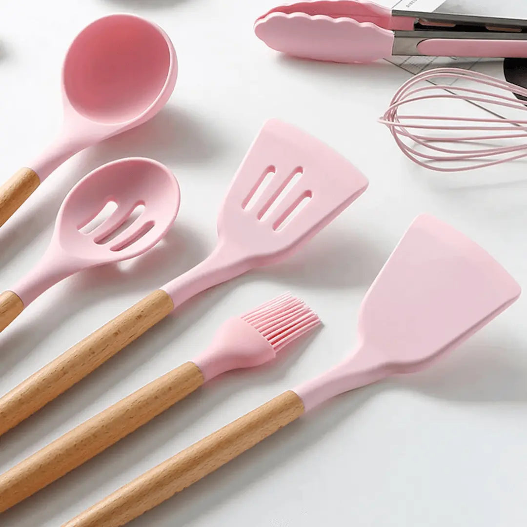 Lisslune | FlexiChef Silicone Kitchen Utensil Set