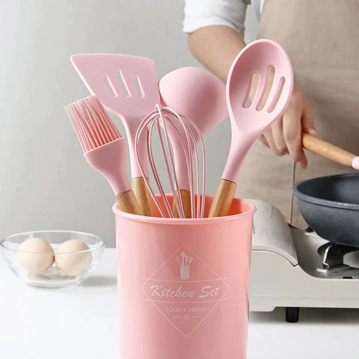 Lisslune | FlexiChef Silicone Kitchen Utensil Set