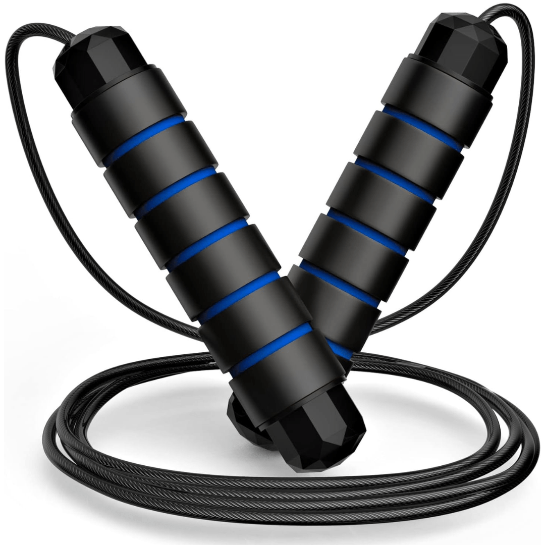 Lisslune | Flexijump Adjustable Jump Rope – Tangle-Free Speed Skipping Rope – Cardio, Weight Loss & Coordination Training – Comfortable Foam Handles