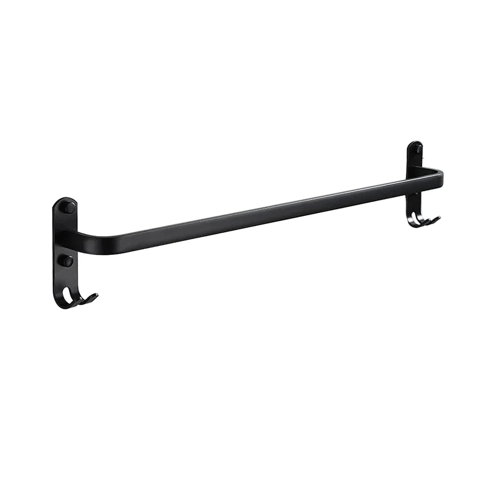 Lisslune | FlexRack – Wall-Mounted Aluminum Bathroom Shelf with 3 Crossbars