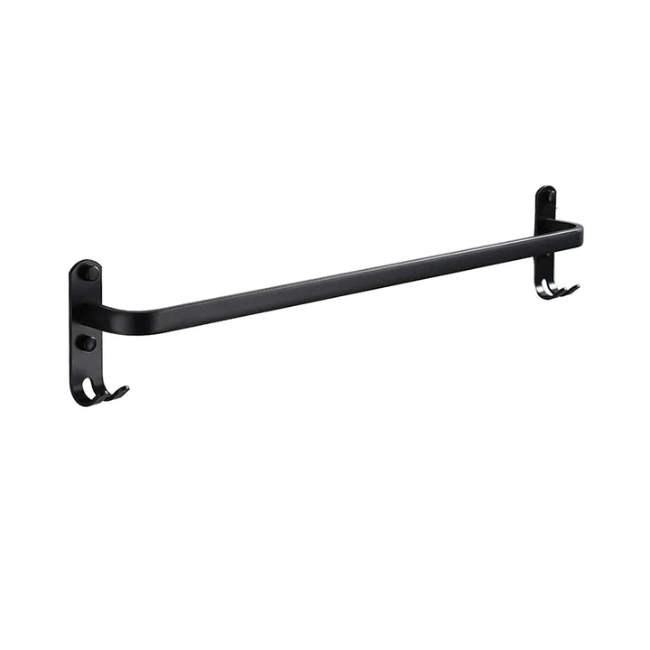 Lisslune | FlexRack – Wall-Mounted Aluminum Bathroom Shelf with 3 Crossbars