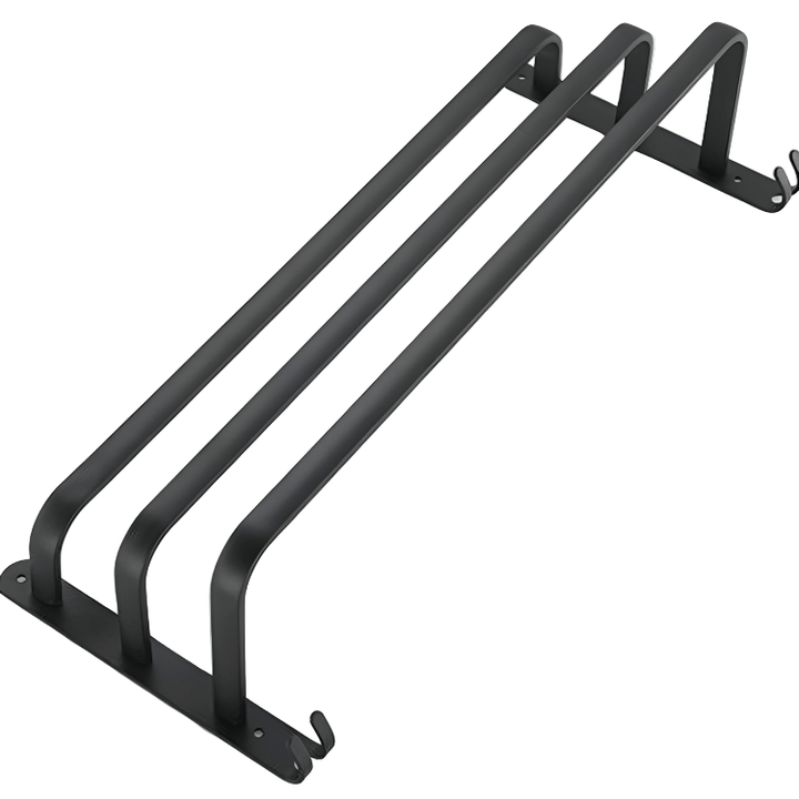 Lisslune | FlexRack – Wall-Mounted Aluminum Bathroom Shelf with 3 Crossbars