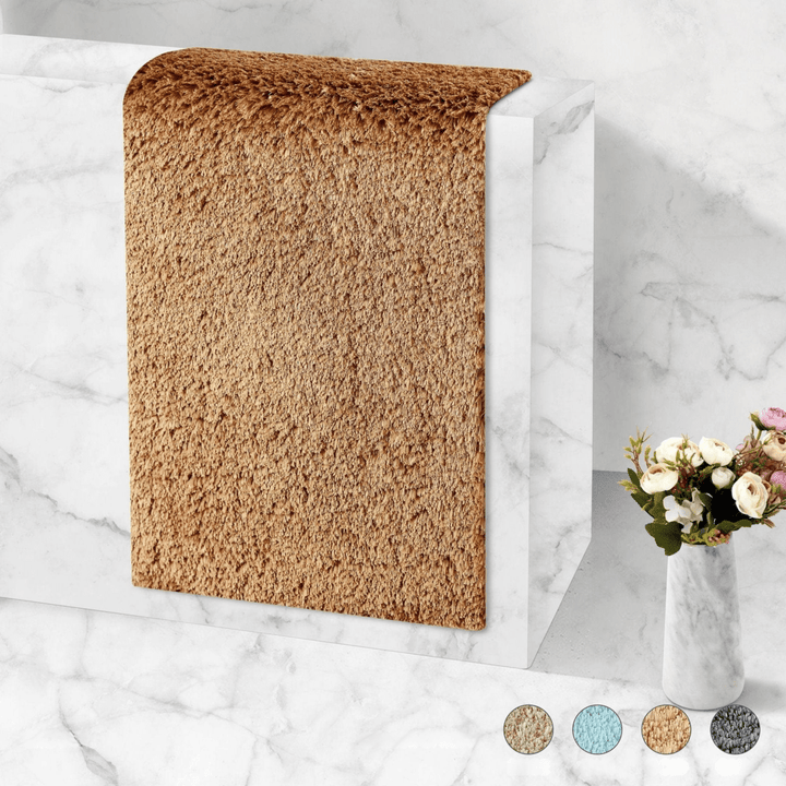 Lisslune | Veloura Ultra-Absorbent Bath Mat | Plush non-slip bathroom mat for comfort and safety