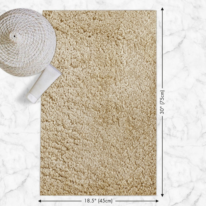 Lisslune | Veloura Ultra-Absorbent Bath Mat | Plush non-slip bathroom mat for comfort and safety