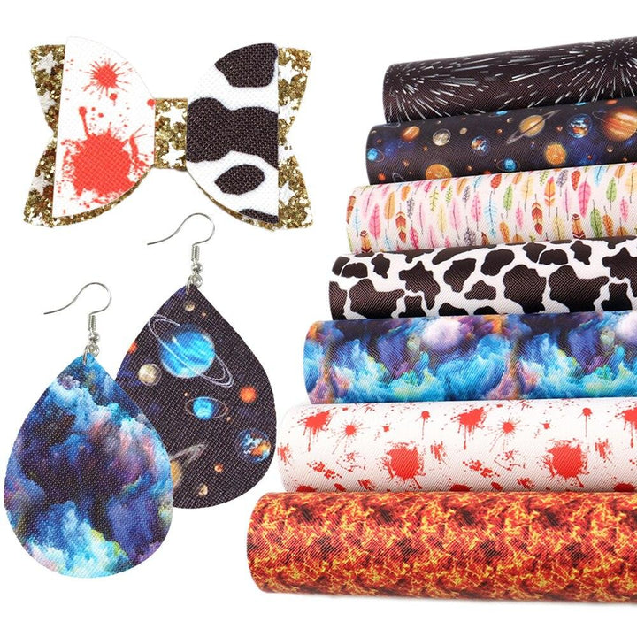 Lisslune | Botanical Synthetic Leather Hair Bow Craft Set - Creator's DIY Collection