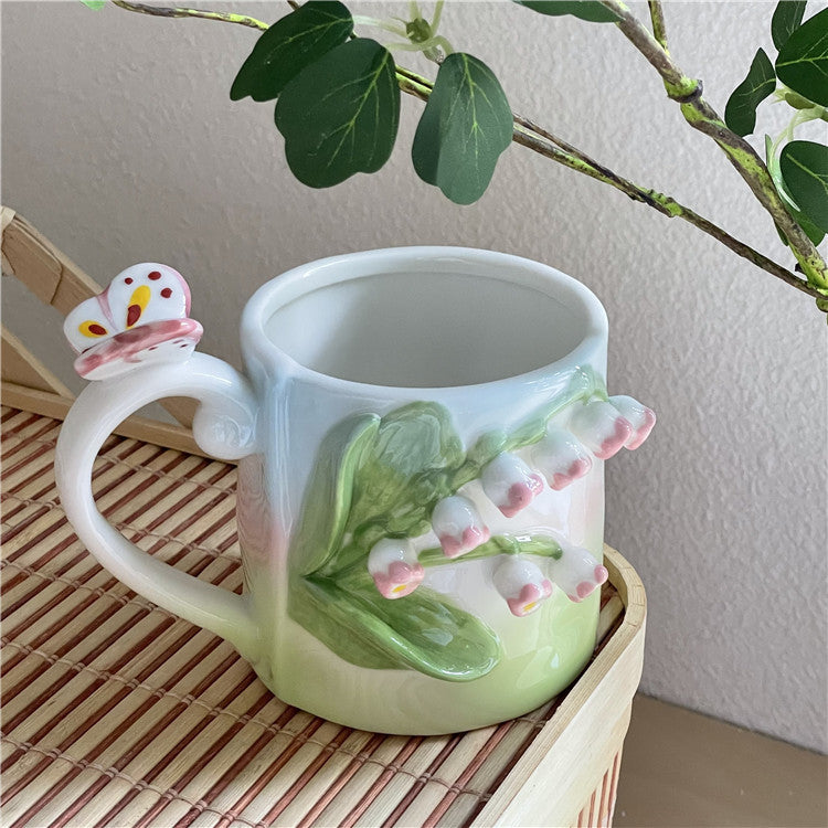 Lisslune | Frendorf 3D Floral Hand-painted Mug