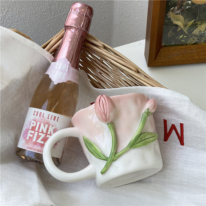 Lisslune | Frendorf 3D Floral Hand-painted Mug
