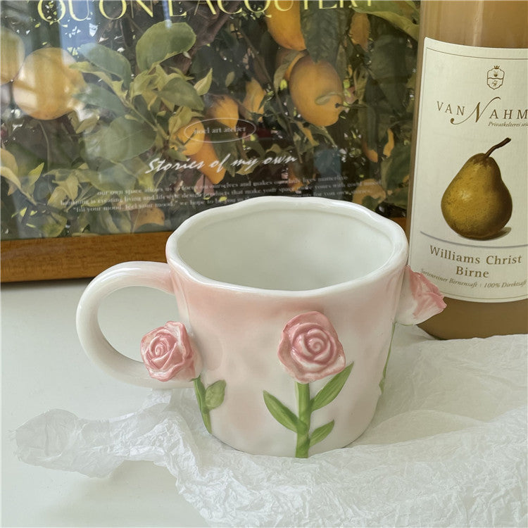 Lisslune | Frendorf 3D Floral Hand-painted Mug
