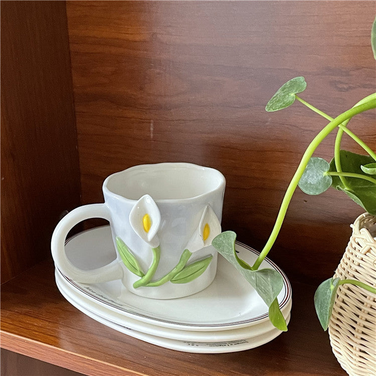 Lisslune | Frendorf 3D Floral Hand-painted Mug