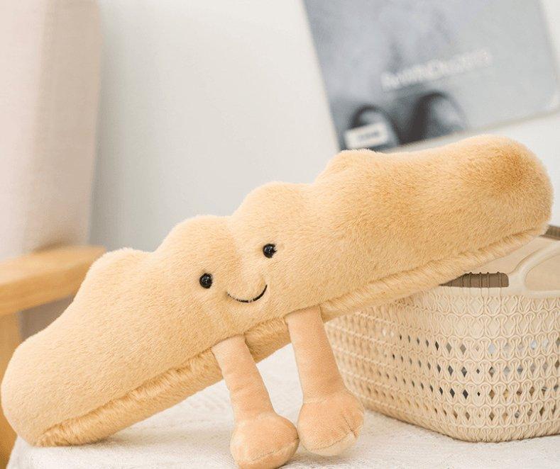 Lisslune | LoafLuxe - Decorative plush pillow with bread motif