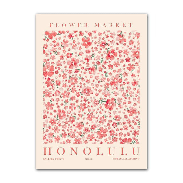 Rynx | Flower Art Canvas Poster