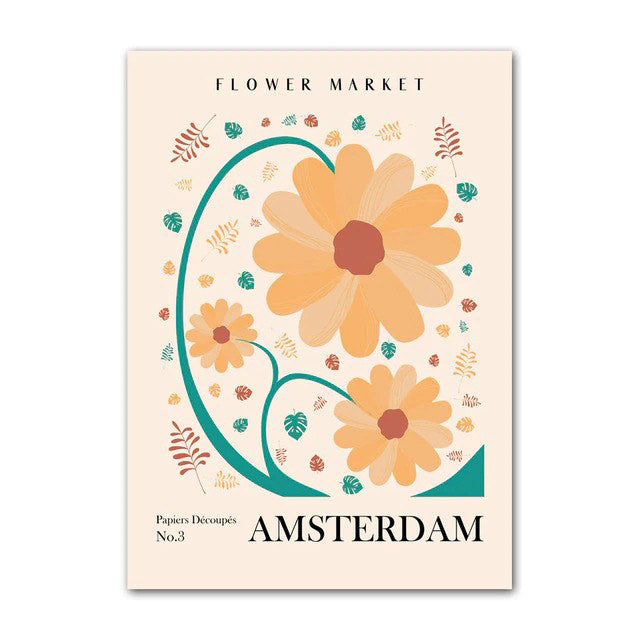 Rynx | Flower Art Canvas Poster