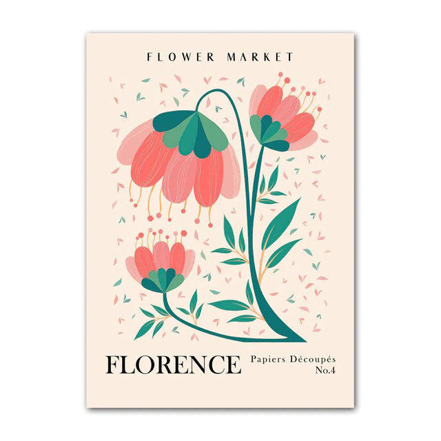 Rynx | Flower Art Canvas Poster