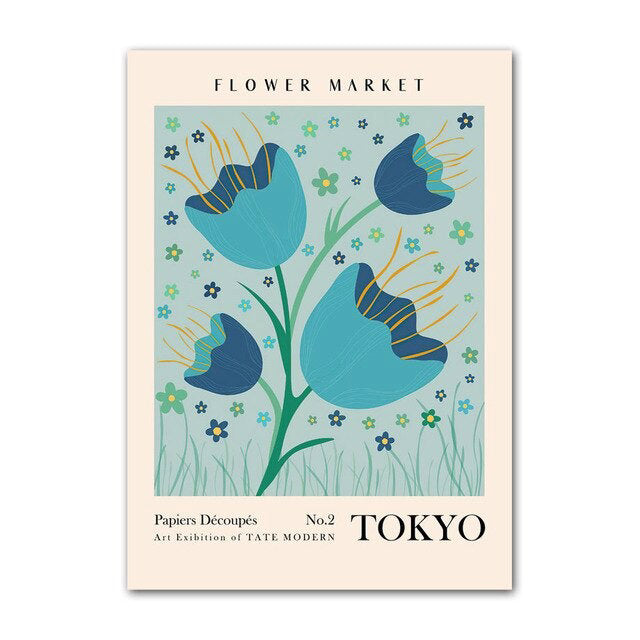 Rynx | Flower Art Canvas Poster