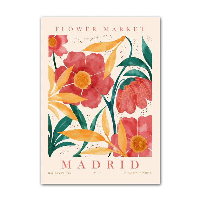 Rynx | Flower Art Canvas Poster