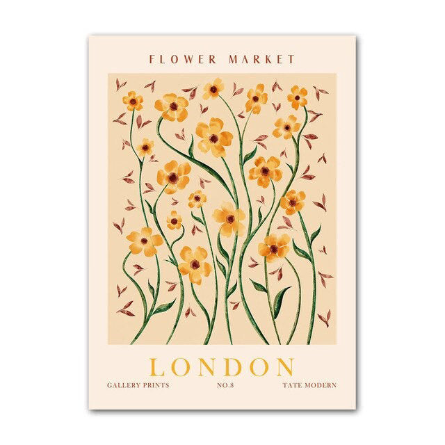 Rynx | Flower Art Canvas Poster