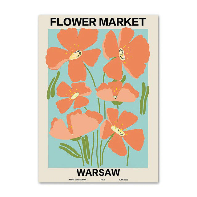 Rynx | Flower Market Gallery Wall Canvas Poster