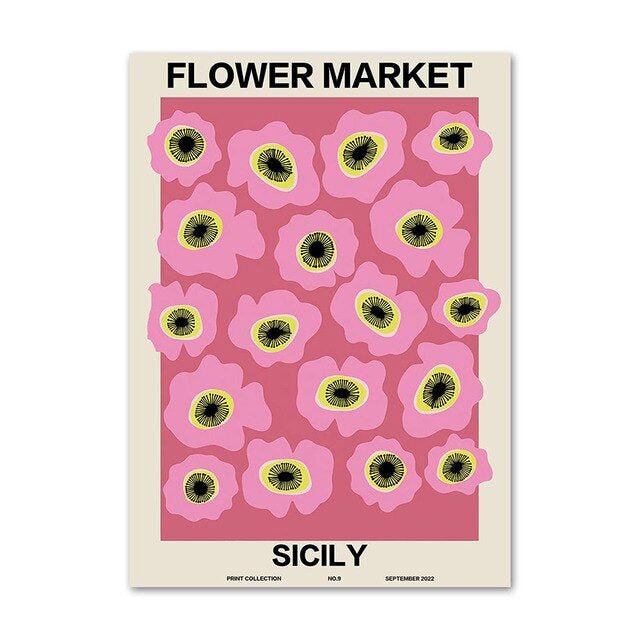 Rynx | Flower Market Gallery Wall Canvas Poster