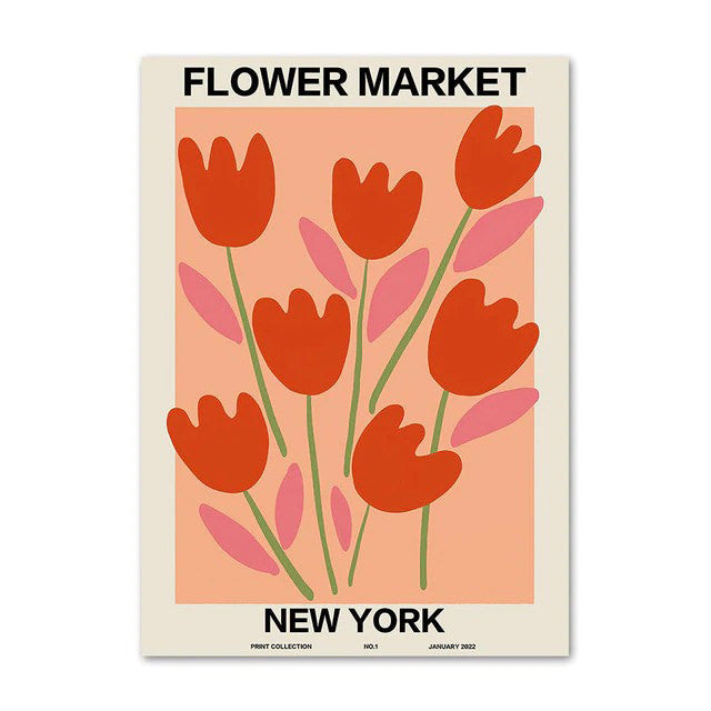 Rynx | Flower Market Gallery Wall Canvas Poster