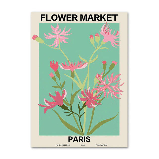 Rynx | Flower Market Gallery Wall Canvas Poster