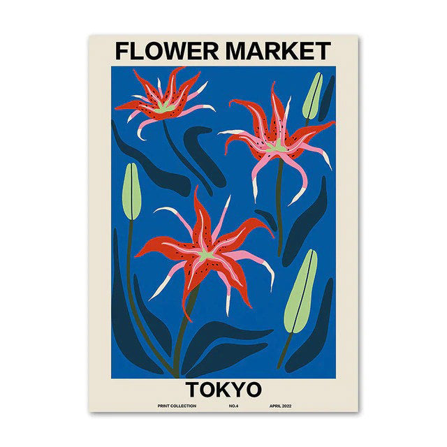 Rynx | Flower Market Gallery Wall Canvas Poster